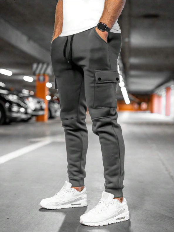 Herren Joggerhose Sportlich Bequem Mit Taschen