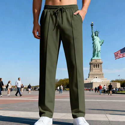 Bequeme Herren Jogginghose Elastisch Mit Taschen