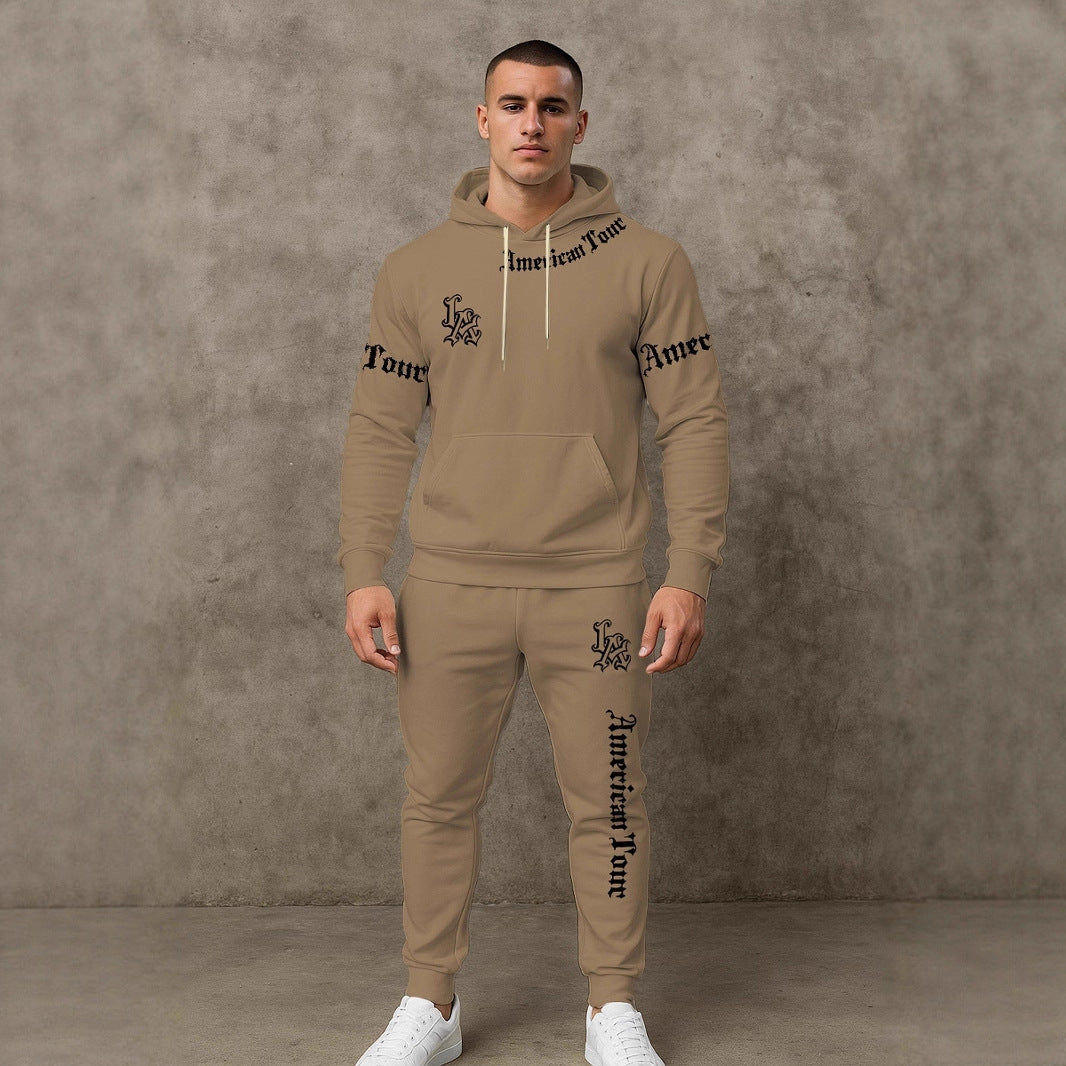 Herren Hoodie Set Jogginghose Streetwear Sportlich