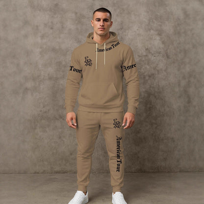 Herren Hoodie Set Jogginghose Streetwear Sportlich