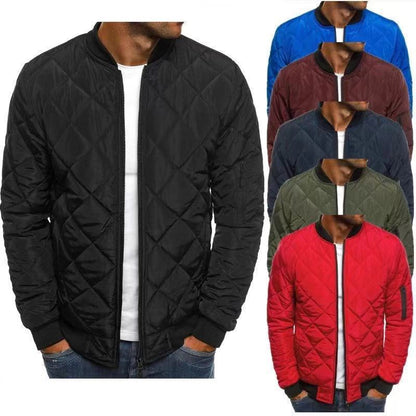Herren Steppjacke Modern mit Taschen Elastisch - BerlinGlamour