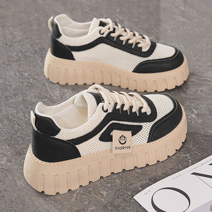 Damen Sneaker Rutschfest Atmungsaktiv Trendy Sportlich