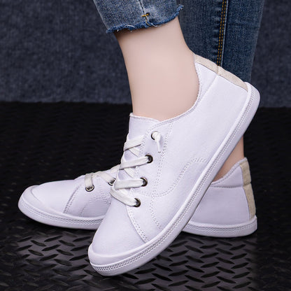 Damen Sportschuhe Canvas Bequem Schnürsenkel Mode
