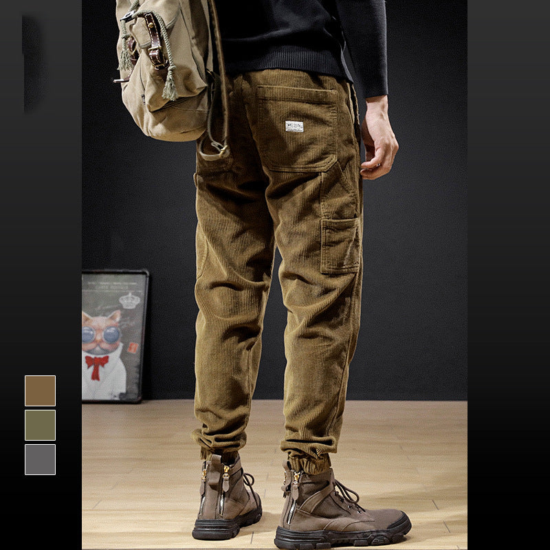 Herren Cordhosen Elastisch Komfortabel Mit Taschen - BerlinGlamour