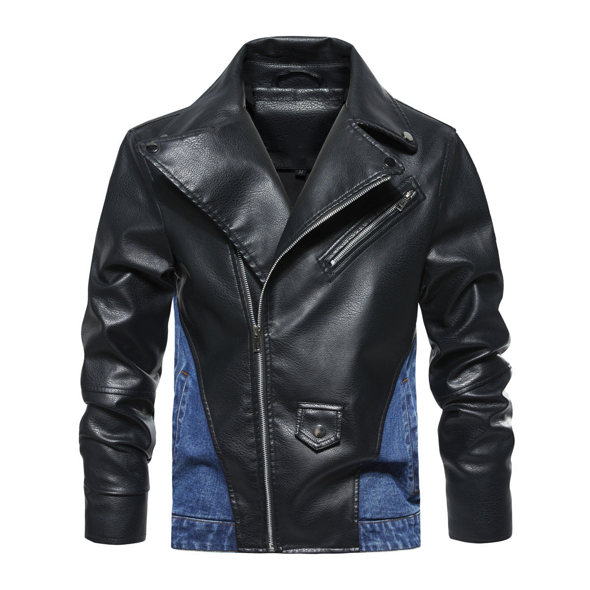 Herren Lederjacke Jeans Kombi Modern Urban