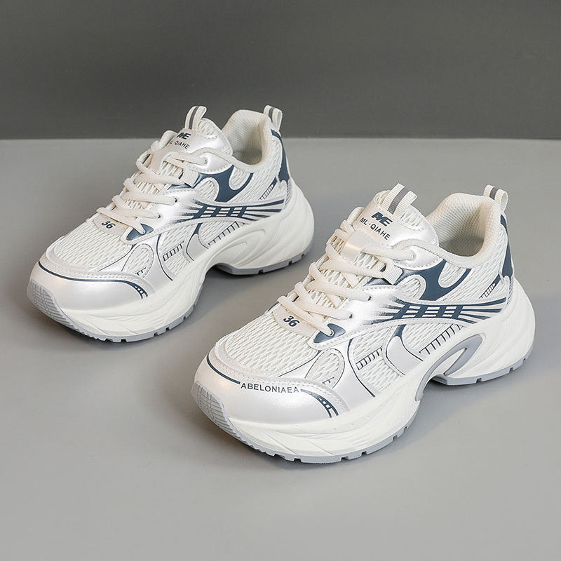 Damen Sneaker Sportlich Luftdurchlässig Mit Dämpfung