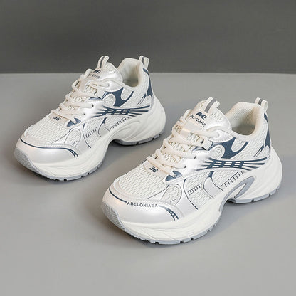 Damen Sneaker Sportlich Luftdurchlässig Mit Dämpfung