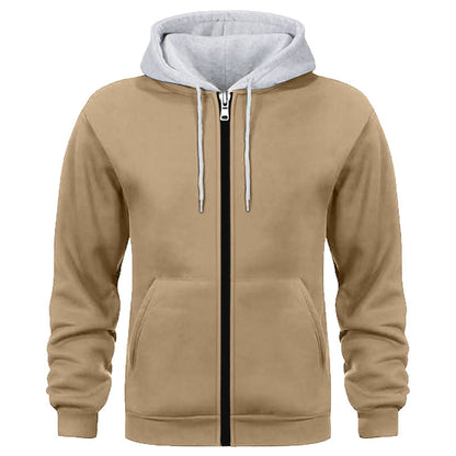 Herren Kapuzenjacke Doppellagig Warm Wasserabweisend