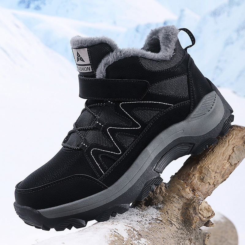 Herren Wanderschuhe Winter Warm Isoliert Knöchelschutz