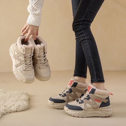 Damen Sport Sneaker Winter Warm Fleece Rutschfest - BerlinGlamour