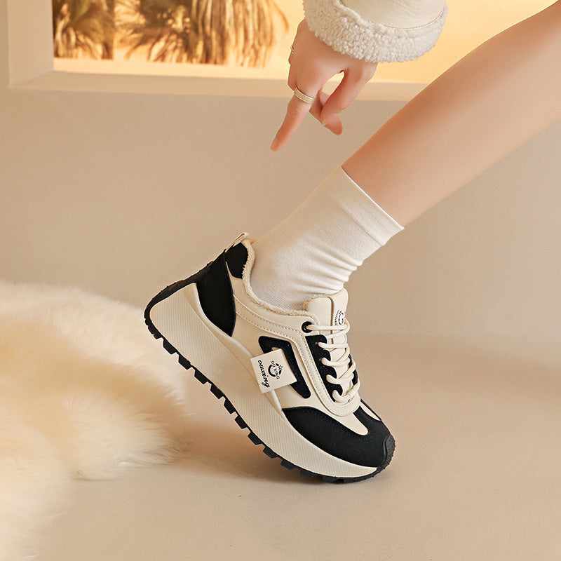 Damen Sneaker Chunky Weite Passform Bequem