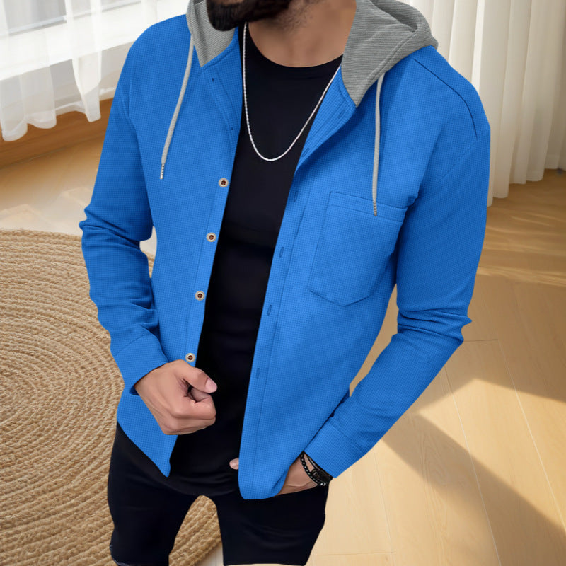 Herren Jacke mit Kapuze Modern Schnitt
