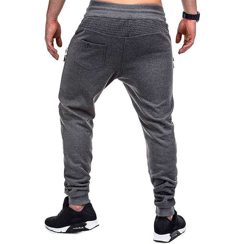 Herren Jogginghose Sportlich mit Reißverschluss Bequem