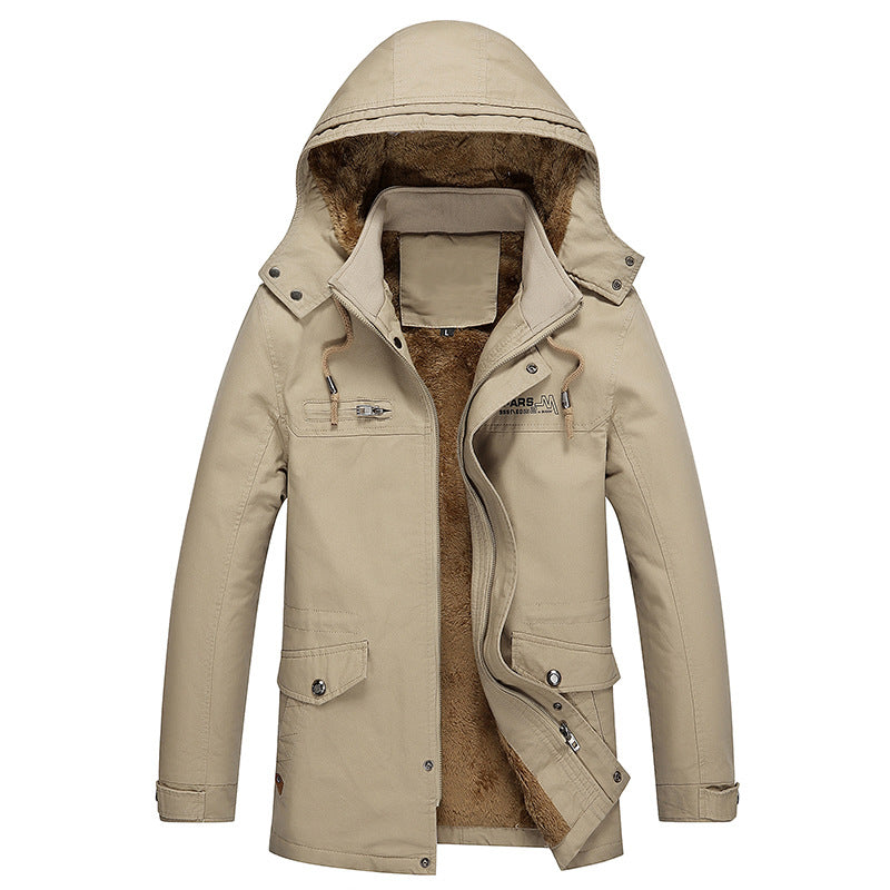 Herren Outdoor Jacke Warm Isoliert Modern