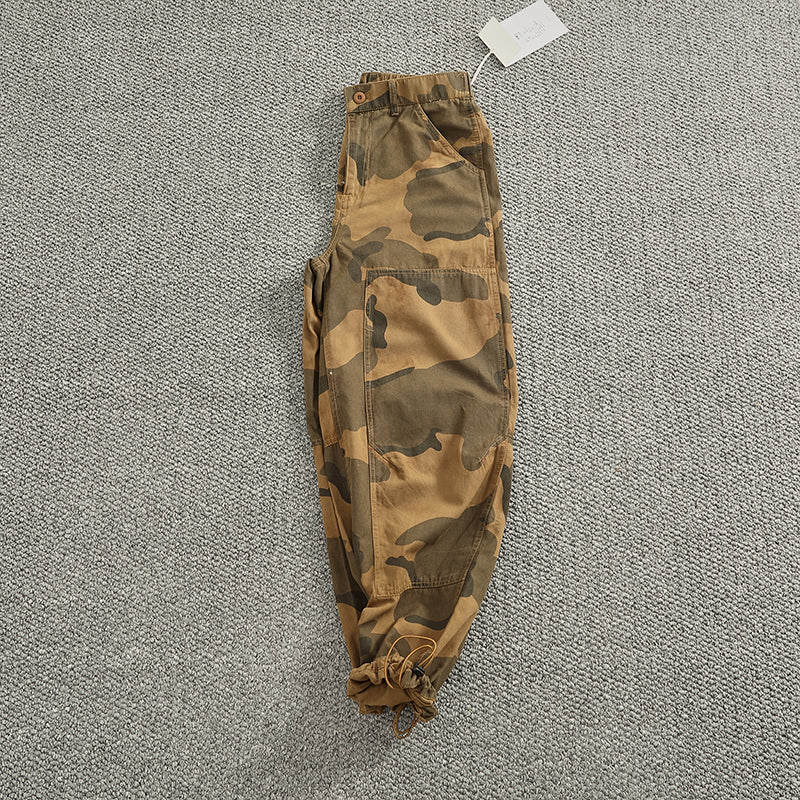 der neue Titel: Stylisches Camouflage-Design Herren Cargohose mit elastischem Bund und praktischen Taschen
