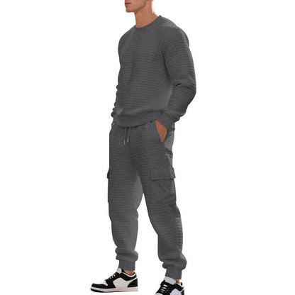Herren Sport Set Sweatshirt und Cargo Hose Freizeit