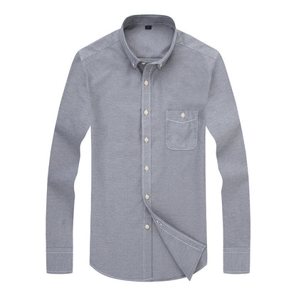 Herren Hemd Business Style Button Down Kragen