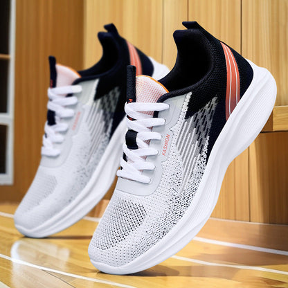 Damen Sneaker Sportlich Fitness Atmungsaktiv