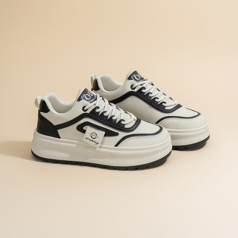 Damen Sneaker Hohe Sohle Sportschuhe Frauen