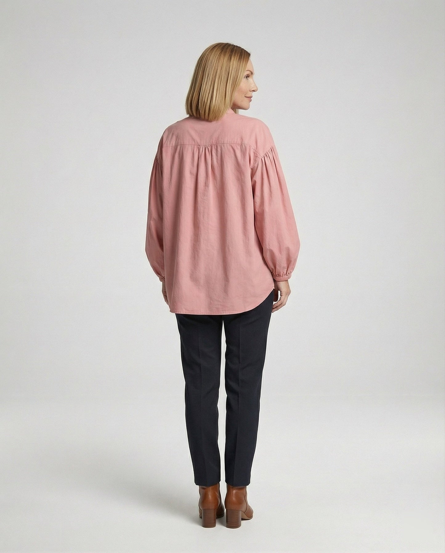 Damen Bluse Trend Ärmel Voluminös Modern