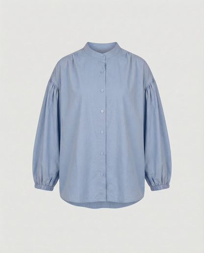 Damen Bluse Trend Ärmel Voluminös Modern