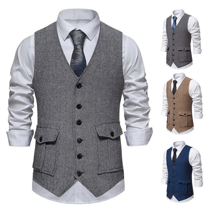 Herren elegante gesteppte Weste BerlinGlamour