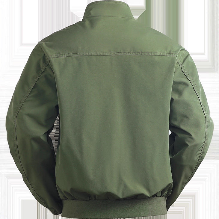 Herren Übergangsjacke Lässig mit elastischen Ärmeln und Taschen