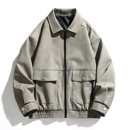 Herren Outdoor Jacke Lässig mit Taschen Elastisch - BerlinGlamour