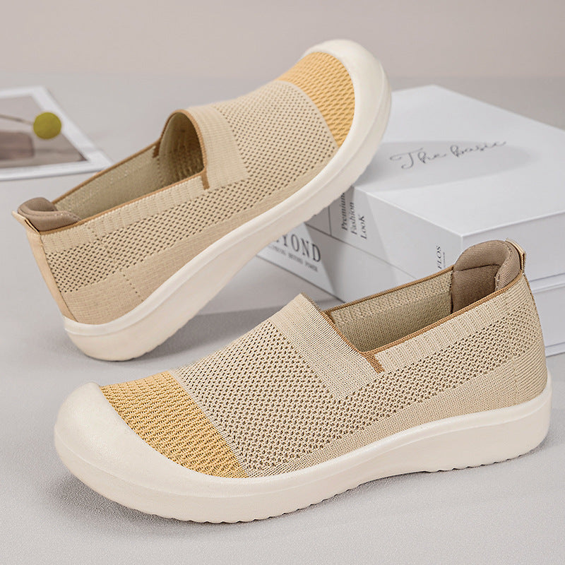 Damen Sneaker Slip-On atmungsaktiv rutschfest Modern - BerlinGlamour