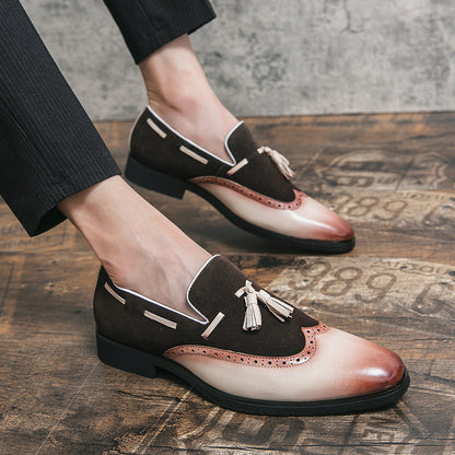 Damen Mokassins Modisch Quasten Detail Elegante Schuhe