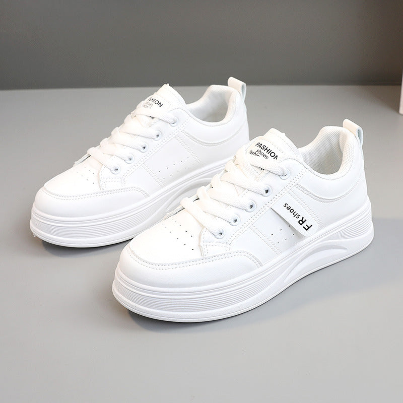 Damen Plateau Sneaker Atmungsaktiv Rutschfest Modisch