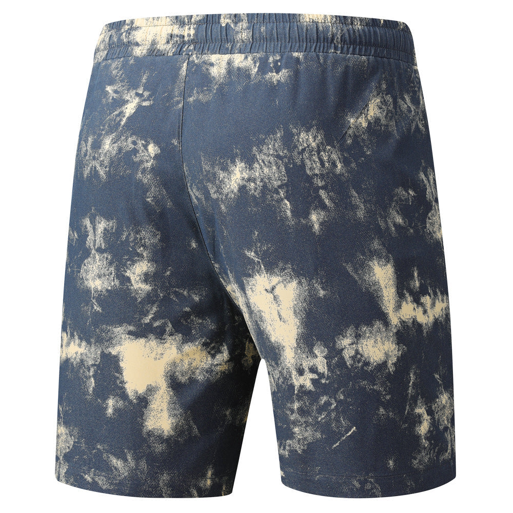 Herren Badeshorts Sportlich Elastisch mit Kordelzug
