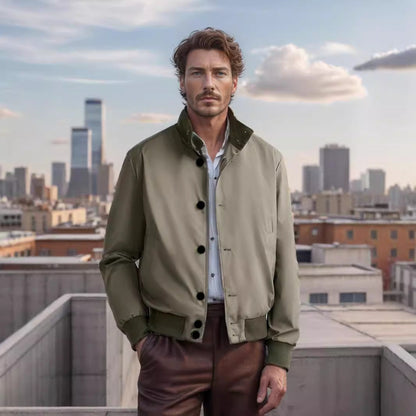 Herren Outdoorjacke Modern mit Taschen Elastisch