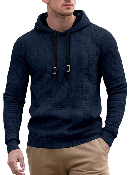 Herren Hoodie Modern Strukturiert Trendig Berlin Style