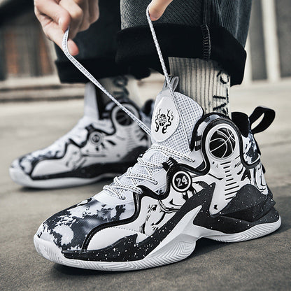 Damen Basketball-Sneaker Leicht Atmungsaktiv Rutschfest