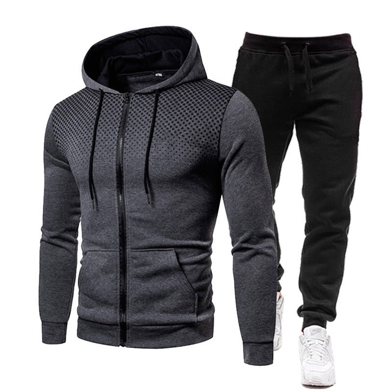 Herren Sportset Hoodie Jogginghose atmungsaktiv Komfort