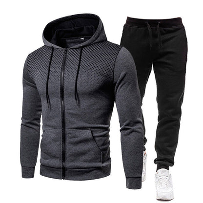 Herren Sportset Hoodie Jogginghose atmungsaktiv Komfort