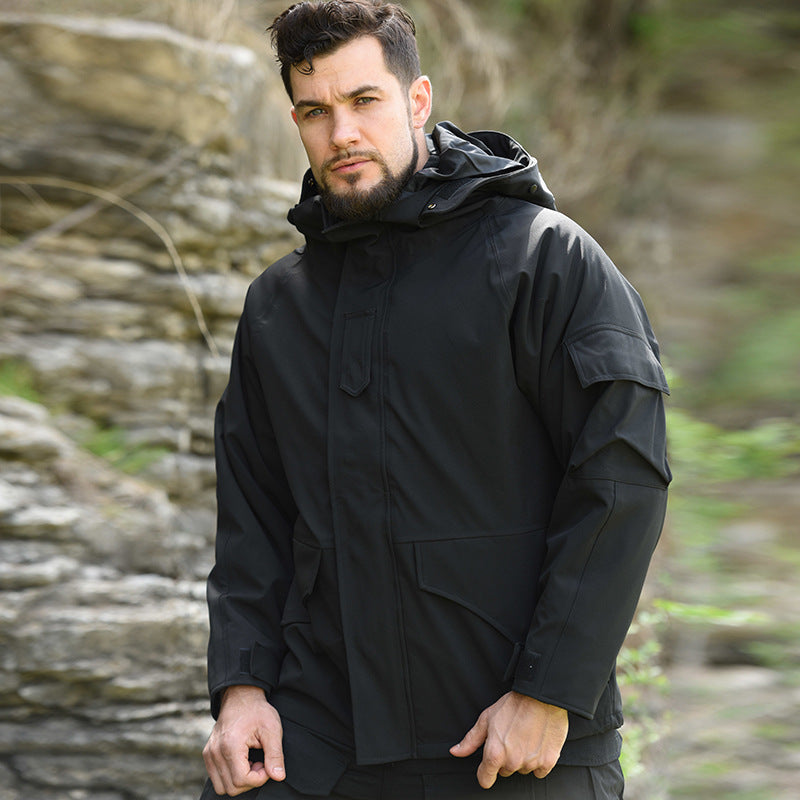 Wetterfeste Herrenjacke Camouflage Outdoor