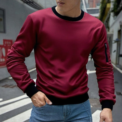 Herren Sportshirt Sweatshirt Casual Modern