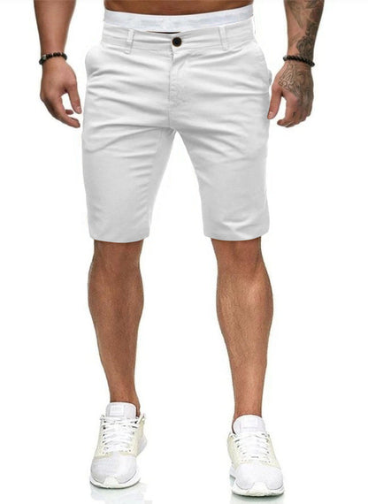 Herren Chino Shorts Modern Schnitt Bequem