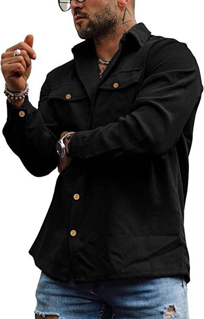 Herren Lederjacke Lässig Schnitt Modern