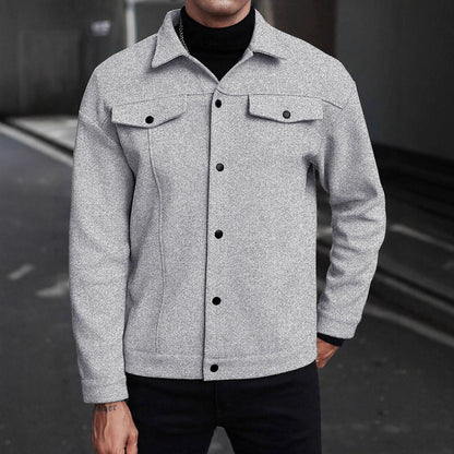 Herren Overshirt Jacke Modern Trendy