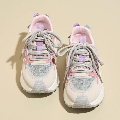 Damen Sneaker Sportlich atmungsaktiv Laufschuhe Komfort