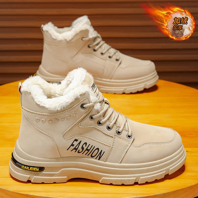 Damen Winterboots Schnürboots Warm Innenfutter Rutschfest