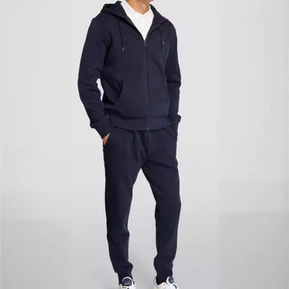 Herren Sportanzug Kapuzenjacke Elastisch Modern