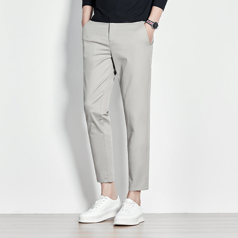Herren Chino Hose Slim Fit Elastisch