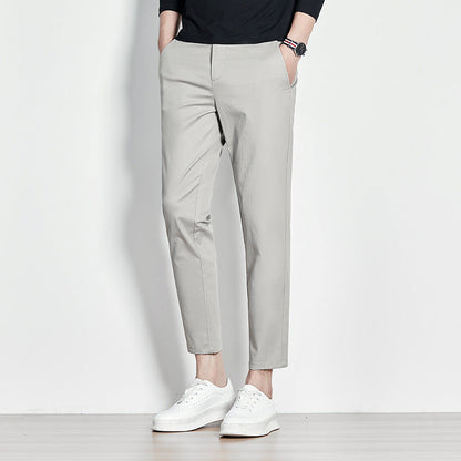 Herren Chino Hose Slim Fit Elastisch