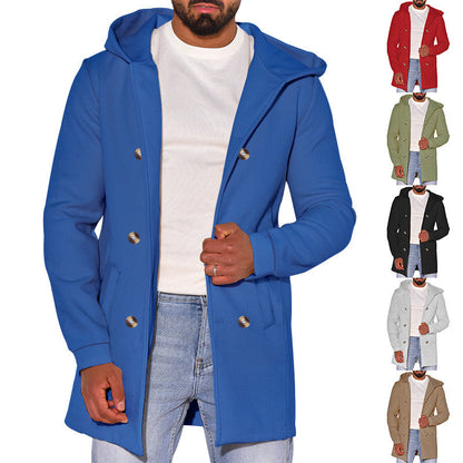 Herren Parka Kapuze Winterjacke Modern