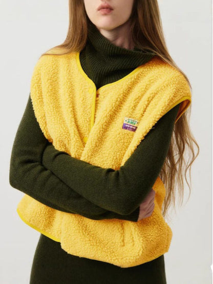 Weiche Fleeceweste Damen Warm Komfortabel