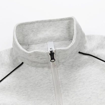 Herren Sportpullover Kurz Reißverschluss Modern